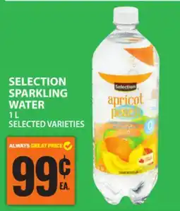 Food Basics SELECTION SPARKLING WATER offer