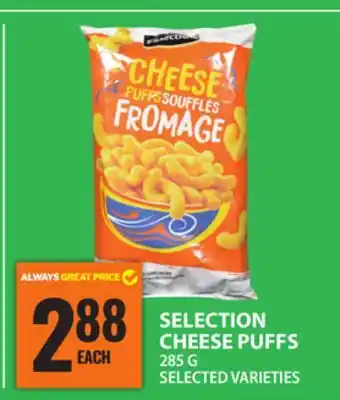 Food Basics SELECTION CHEESE PUFFS offer