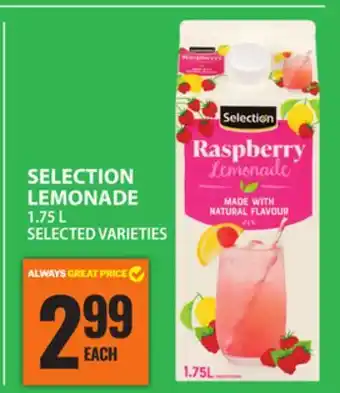 Food Basics SELECTION LEMONADE offer