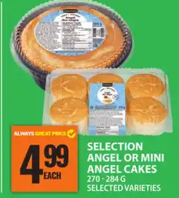 Food Basics SELECTION ANGEL OR MINI ANGEL CAKES offer