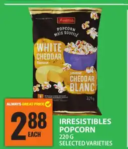 Food Basics IRRESISTIBLES POPCORN offer