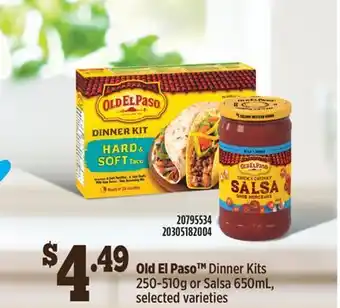 Fortinos OLD EL PASO DINNER KITS, 250-510G OR SALSA, 650ML offer