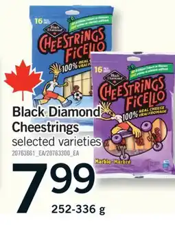 Fortinos BLACK DIAMOND CHEESTRINGS, 252-336 G offer