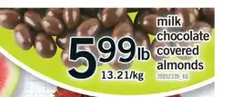 Fortinos MILK CHOCOLATE COVERED ALMONDS offer