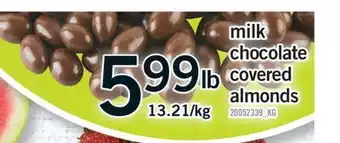 Fortinos MILK CHOCOLATE COVERED ALMONDS offer