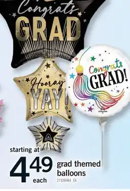 Fortinos GRAD THEMED BALLOONS offer