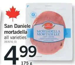 Fortinos SAN DANIELE MORTADELLA, 175 G offer