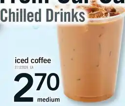 Fortinos ICED COFFEE, MEDIUM offer