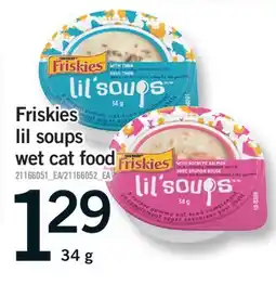 Fortinos FRISKIES LIL SOUPS WET CAT FOOD, 34 G offer
