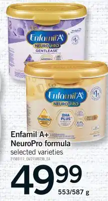Fortinos ENFAMIL A+ NEUROPRO FORMULA, 553/587g offer