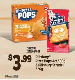 Fortinos PILLSBURY PIZZA POPS, 4CT 380G & PILLSBURY STRUDEL, 326G offer
