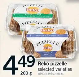 Fortinos REKO PIZZELLE, 200G offer