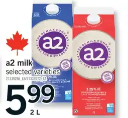 Fortinos A2 MILK, 2 L offer