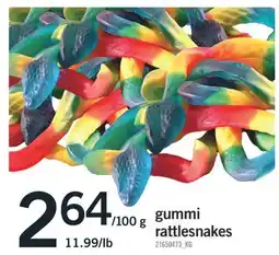 Fortinos GUMMI RATTLESNAKES offer
