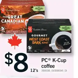 Fortinos PC K-CUP COFFEE, 12'S offer