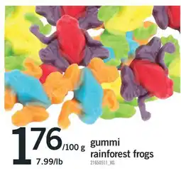 Fortinos GUMMI RAINFOREST FROGS offer