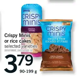 Fortinos CRISPY MINIS OR RICE, 90-199 G offer