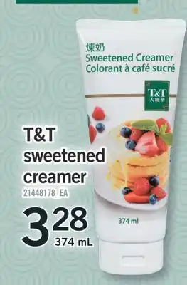 Fortinos T&T SWEETENED CREAMER, 374 ML offer