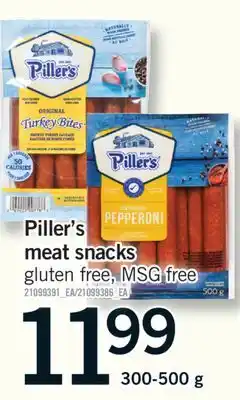 Fortinos PILLER'S MEAT SNACKS, 300-500 G offer