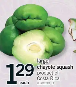 Fortinos LARGE CHAYOTE SQUASH offer