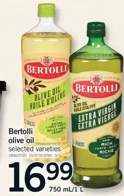 Fortinos BERTOLLI OLIVE OIL, 750 ml/1L offer