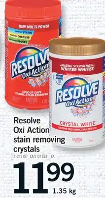 Fortinos RESOLVE OXI ACTION STAIN REMOVING CRYSTALS, 1.35 kg offer