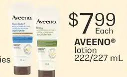 Fortinos AVEENO LOTION, 222/227 ML offer