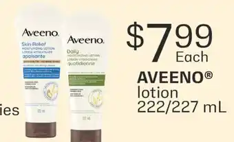 Fortinos AVEENO LOTION, 222/227 ML offer