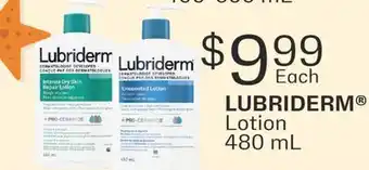 Fortinos LUBRIDERM LOTION, 480 ML offer