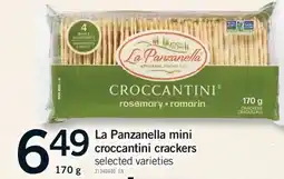 Fortinos LA PANZANELLA MINI CROCCANTINI CRACKERS, 170 G offer