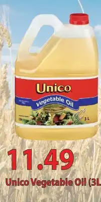 Fortinos UNICO VEGETABLE OIL, (3L) offer