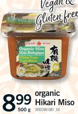 Fortinos ORGANIC HIKARI MISO, 500G offer