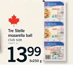Fortinos TRE STELLE MOZARELLA BALL, 3X250 G offer