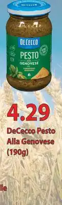 Fortinos DECECCO PESTO ALLA GENOVESE, (190G) offer
