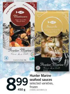 Fortinos HUNTER MARINE SEAFOOD SAUCES, 450 G offer