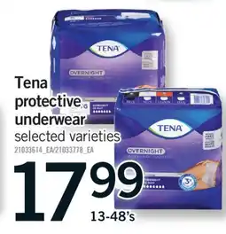 Fortinos TENA PROTECTIVE UNDERWEAR, 13-48's offer