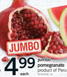 Fortinos JUMBO POMEGRANATE offer