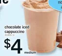 Fortinos CHOCOLATE ICED CAPPUCCINO, medium offer