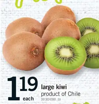 Fortinos LARGE KIWI offer