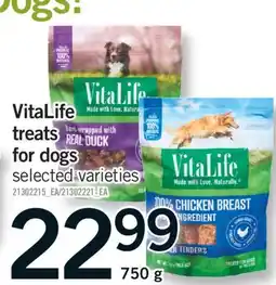 Fortinos VITALIFE TREATS FOR DOGS, 750 G offer