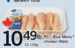 Fortinos PC BLUE MENU CHICKEN FILLETS offer