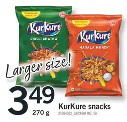 Fortinos KURKURE SNACKS, 270 G offer