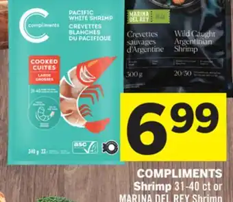 Foodland COMPLIMENTS Shrimp offer