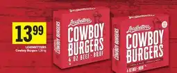 Foodland LEADBETTERS Cowboy Burgers offer