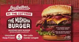 Foodland LEADBETTERS at the Cottage The Muskoka Burgers offer