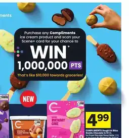 Foodland COMPLIMENTS Dough'chi Bites Double Chocolate offer