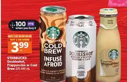 Foodland STARBUCKS Doubleshot, Frappuccino or Cold Brew offer