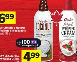 Foodland GAY LEA Aerosol Whipped Cream offer