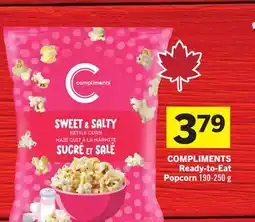 Foodland COMPLIMENTS Ready-to-Eat Popcorn offer