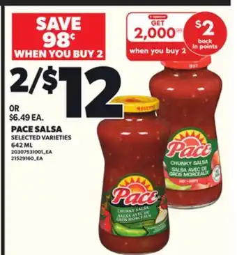 Loblaws PACE SALSA, 642ML offer